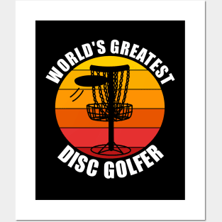 World's Greatest Disc Golfer, Frisbee Golf Posters and Art